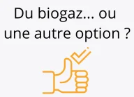 Du biogaz... ou une autre option ?